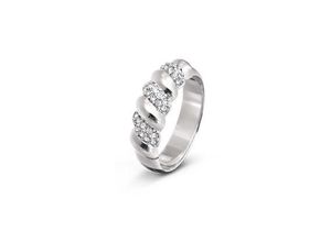 Ring Sparkle Rows - Silber - Gr.: 17