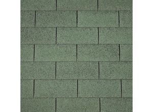 Rechteck-Dachschindeln grün 80 x 33,6 cm Schindel Dach Dachschindel - Easy