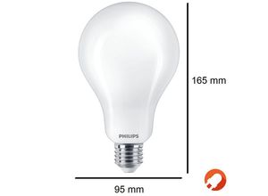 Philips LED-Leuchtmittel Extrem helle E27 A95 LED Glühbirne