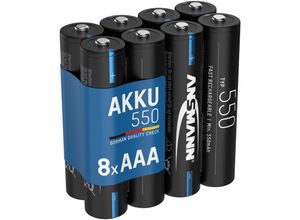Akku aaa 550mAh NiMH 1,2V - wiederaufladbar, ideal für Lichterkette uvm. - Ansmann