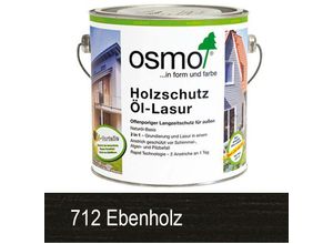 Holzschutz Öl-Lasur 0.75 l 712 Ebenholz - Osmo