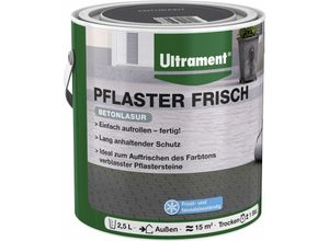 Pflaster Frisch 2,5 l anthrazit Farben & Malerzubehör - Ultrament