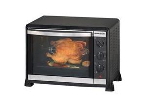 Produktbild Back & Grill Ofen mit Umluft BG 1550, Mini-Backofen schwarz, Retail