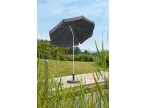 Schneider Schirme Sonnenschirm Ibiza, ØxH: 200x215 cm, Stahl/Polyester, grau