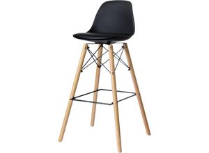 meet Barhocker STEELWOOD, mit Sitzkissen,