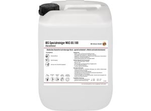 IBS Scherer Spezialreiniger/Harzentferner WAS 60.100, 20-l-Kanister, pH-Wert < 13, ab 5 Stk