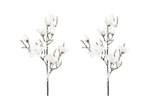 Magnolie, beschneit mit 15 LEDs, VE 2 Stk, Gesamthöhe 1150 mm