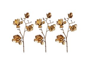Magnolie, altgold, VE 3 Stk, Gesamthöhe 850 mm