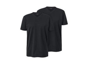2 T-Shirts - Schwarz - Gr.: S