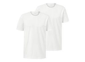 2 T-Shirts - Weiss - Gr.: S