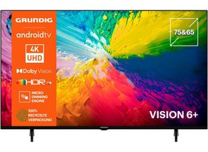 Grundig 65 VOE 73 AU8T00 LED-Fernseher (164 cm/65 Zoll, 4K Ultra HD, Android TV, Smart-TV), schwarz