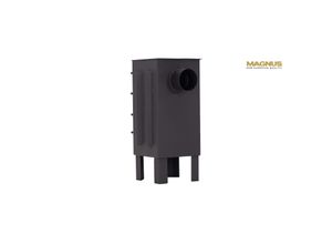 Markone Magnus Kaminofen mit Schamottstein GT9 schwarz Ofen für den Außenbereich