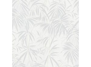 Retro Tapete in Weiß Grau Beige 80er Jahre Vliestapete geometrisch Vlies Mustertapete im Mid Century Stil für Schlafzimmer und Wohnzimmer