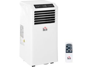 Homcom - Mobile Klimaanlage, 2,6 kW 3-in-1 Klimagerät - Kühlen, Entfeuchtung und Ventilation – Luftentfeuchter, Ventilator 12-18㎡ 24h Timer, mit