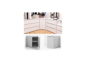 VICCO Eck Kommode RUBEN Weiß