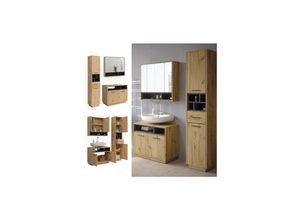 Vicco Badmöbel-Set Badezimmer-Möbel Bad-Schrank Beatrice