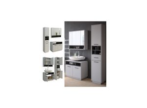 Vicco Badmöbel-Set Badezimmer-Möbel Bad-Schrank Beatrice