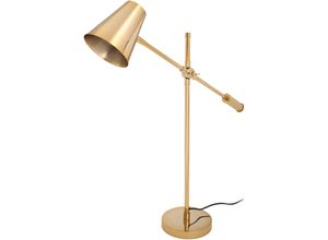 Tischleuchte KAYOOM "Allen" Lampen Gr. 1 flammig, Höhe: 74 cm, goldfarben Schreibtischlampe Schreibtischlampen