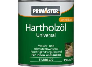 Primaster - Hartholzöl Universal 750 ml farblos Holzschutz Holzöl