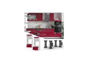 Vicco Mikrowellenumbauschrank Küchenschrank Küchenmöbel Fame-Line