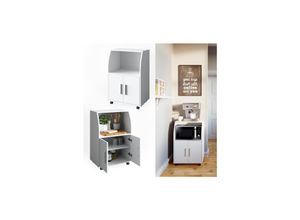 k�chenwagen auf rollen wei�