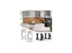 Vicco Mikrowellenumbauschrank Küchenschrank Küchenmöbel Fame-Line