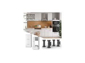 Vicco Mikrowellenumbauschrank Küchenschrank Küchenmöbel Fame-Line