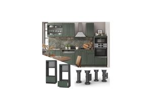 Vicco Mikrowellenumbauschrank Küchenschrank Küchenmöbel Fame-Line