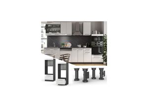 Vicco Mikrowellenumbauschrank Küchenschrank Küchenmöbel Fame-Line