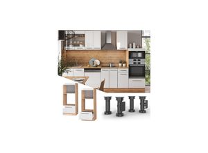 Vicco Mikrowellenumbauschrank Küchenschrank Küchenmöbel Fame-Line