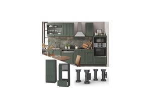 Vicco Mikrowellenumbauschrank Küchenschrank Küchenmöbel Fame-Line