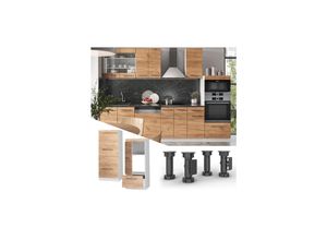 Vicco Mikrowellenumbauschrank Küchenschrank Küchenmöbel Fame-Line