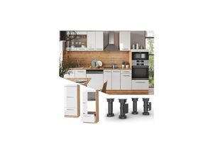 Vicco Mikrowellenumbauschrank Küchenschrank Küchenmöbel Fame-Line