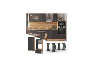 Vicco Mikrowellenumbauschrank Küchenschrank Küchenmöbel Fame-Line