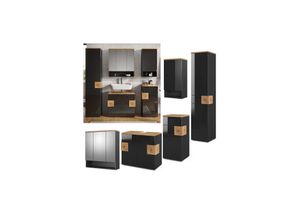 Vicco Badmöbel Set Eden Spiegelschrank
