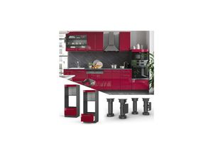 Vicco Mikrowellenumbauschrank Küchenschrank Küchenmöbel Fame-Line