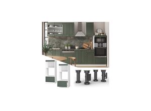 Vicco Mikrowellenumbauschrank Küchenschrank Küchenmöbel Fame-Line