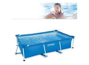 Intex - Frame Pool Rechteck 220x150x60cm Schwimmbad Schwimmbecken Familypool-28270