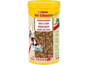 Koi Silkworm Nature 1 Liter 100% Seidenraupen als natürlicher Leckerbissen - Sera