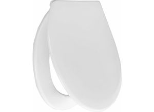 Trendline Toilettendeckel Duroplast Weiß WC Sitz Deckel Toilettensitz Klodeckel