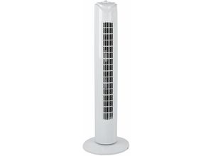 Säulenventilator Turmventilator Kühltower Ventilator leise Turm oszillierend weiß, 3 Geschwindigkeitsstufen, 170cm Kabel, h 81 cm