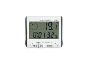 Feuchtigkeit Messgerät, multifunktionale Temperatur Luftfeuchtigkeit & ein Grab Zuhause mit Saugnapf Digitaler LCD-Monitor Innenthermometer mit min /