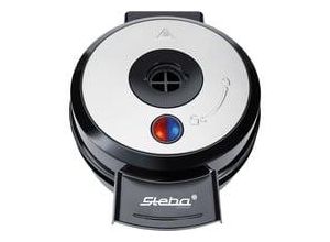 Produktbild Waffeleisen WE 20 VOLCANO schwarz/silber, 700 Watt