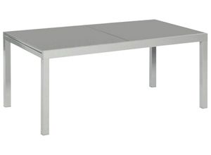 MERXX Gartentisch Semi AZ-Tisch, 110x200 cm, grau