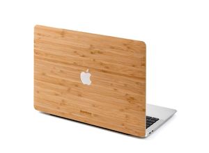 Aufkleber 15" Laptops - Bambus - Holzfarben