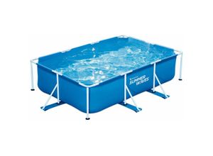 Pool Rectangular Metall Frame Pool 3mx2mx75cm Schwimmbecken Gartenpool - Summer Waves