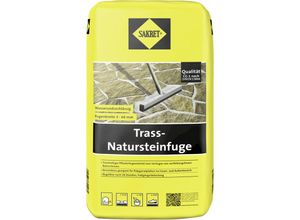Trass-Natursteinfuge 6 - 30 mm grau 5 kg Fugenmörtel - Sakret