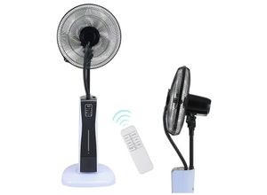 Stand-Ventilator mit Sprühnebel & Fernbedienung Wasser-Nebel - Schwarz - Swanew