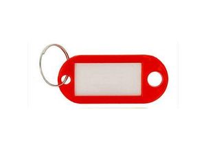 Produktbild WESTCOTT Schlüsselanhänger rot, 100 St.