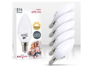 LED Leuchtmittel E14 Energiespar-Lampe 5 Watt Glüh-Birne - 20